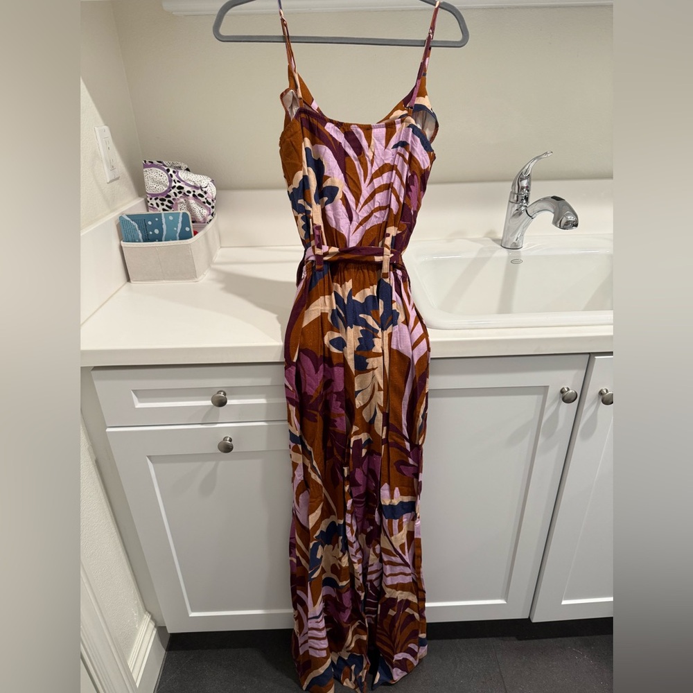 BNWT sanctuary Multicolor Strappy Maxi Junpsuit - Picture 3 of 3